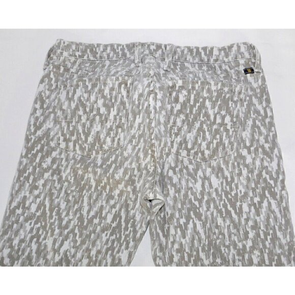 LUCKY BRAND Sophia Capri tan, beige & gray camo pattern woman's ankle jeans 6/28 - Picture 6 of 6